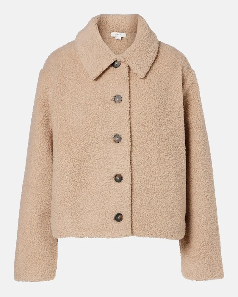 Vince Cropped-Jacke Beige