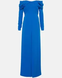 COSTARELLOS Jumpsuit Jordana aus Crepe Blau