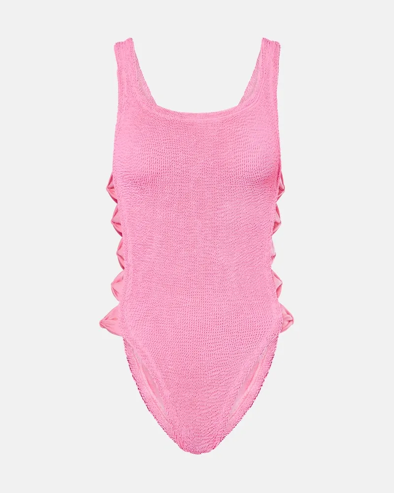 Hunza G Badeanzug Rosa