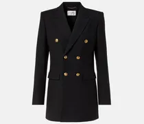 Blazer aus Wollgabardine
