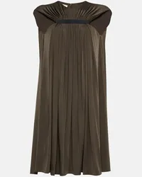 Alexander McQueen Minikleid aus Jersey Braun