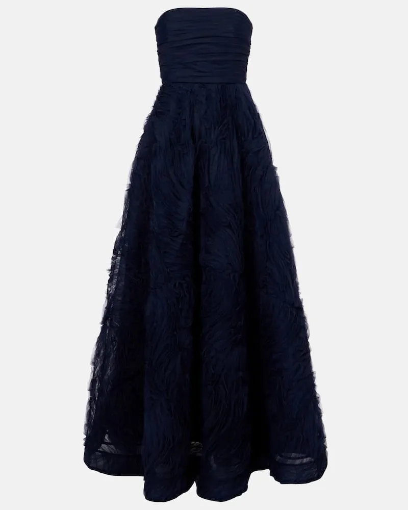 Rebecca Vallance Robe Fernanda aus Organza Blau