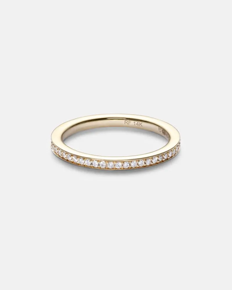 Roxanne First Ring aus 14kt Gelbgold mit Diamanten Gold