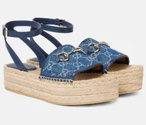 Espadrille-Sandalen Paloma aus Denim