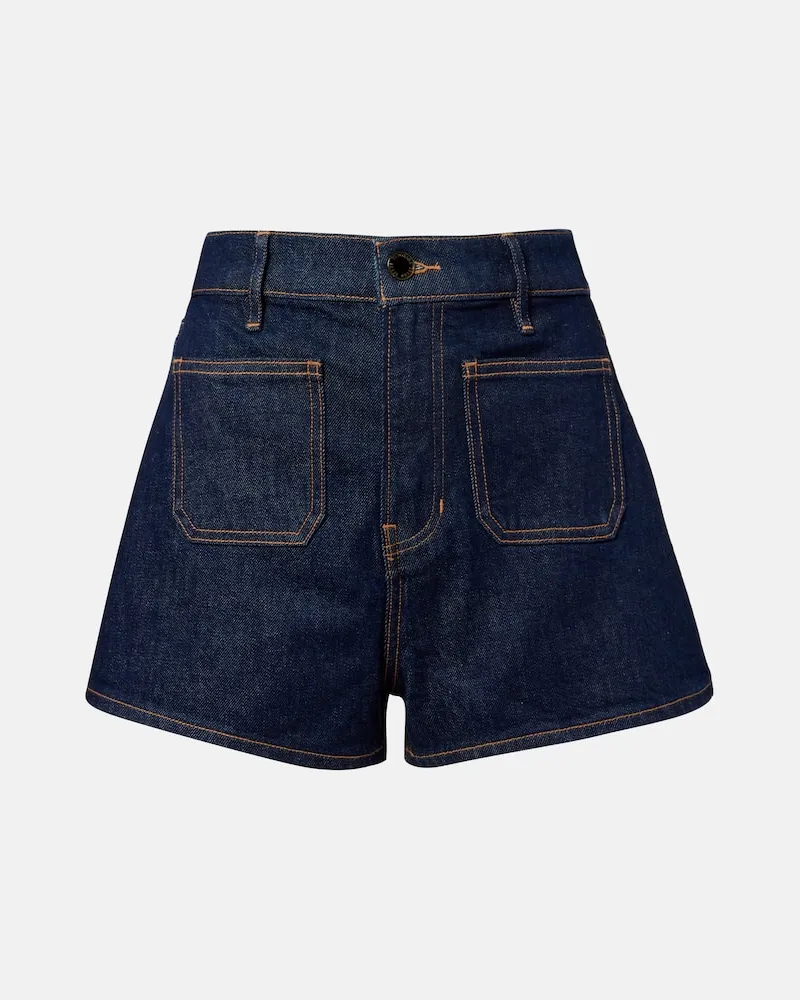 Veronica Beard Jeansshorts Elija Blau