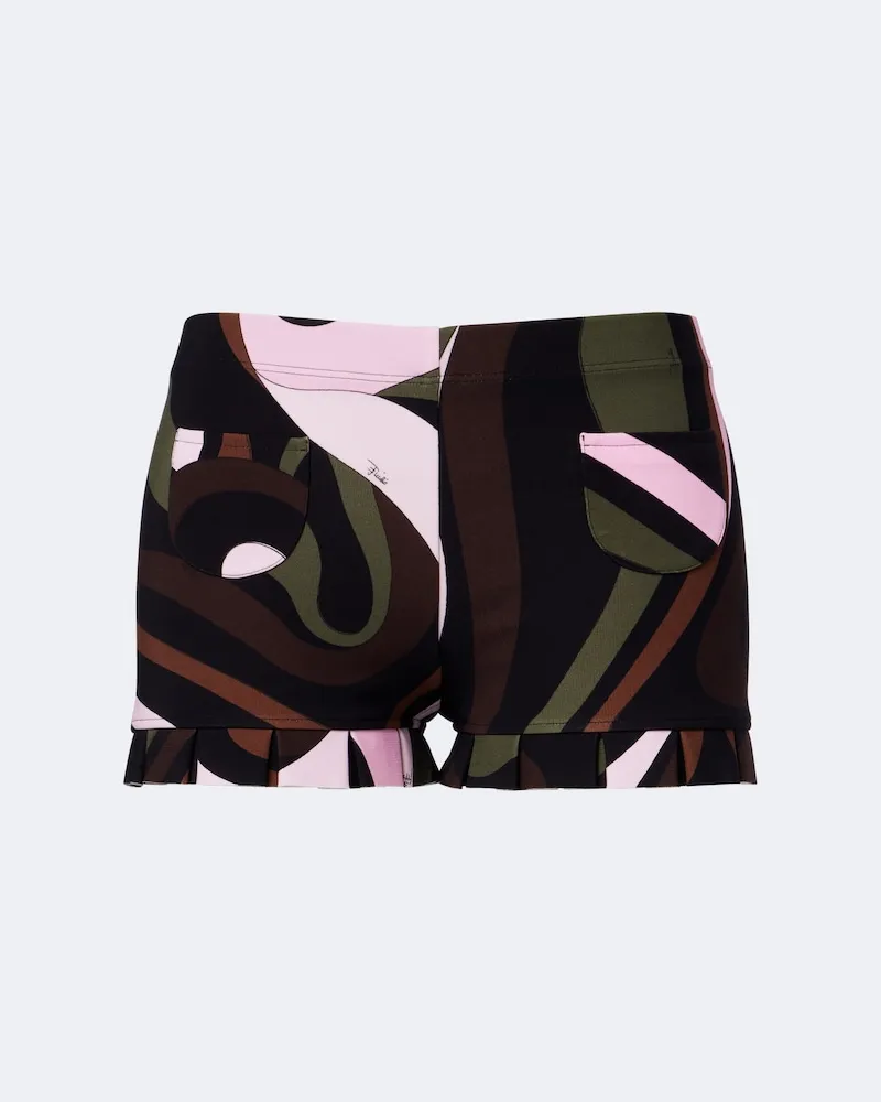 Emilio Pucci Shorts Marmo aus Jersey Multicolor