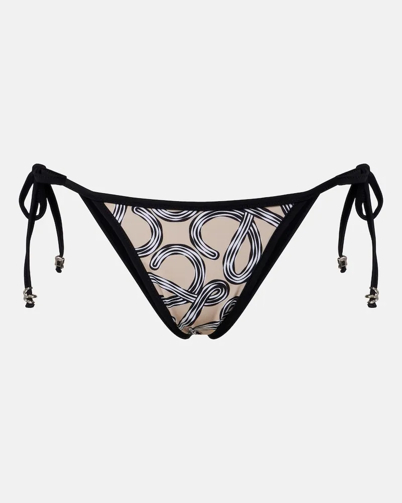 Loewe Paula's Ibiza Bikini-Höschen Anagram Beige