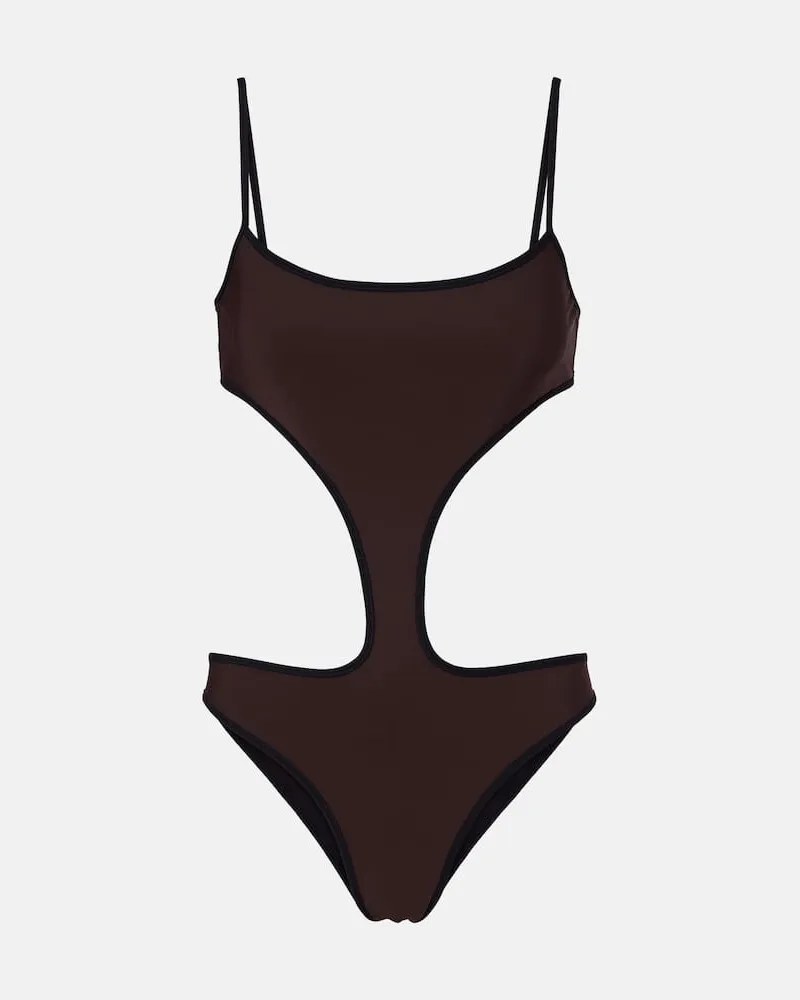 Roberto Cavalli Badeanzug Braun