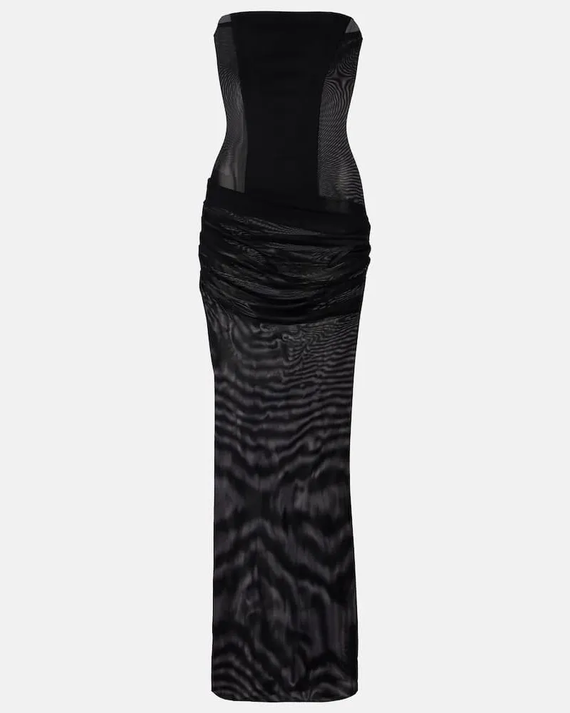Alex Perry Maxikleid Schwarz