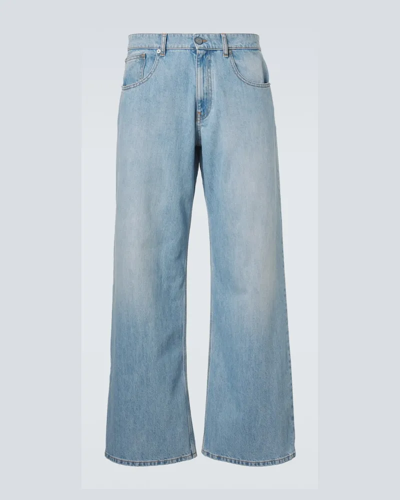 ERL Wide-Leg Jeans Blau