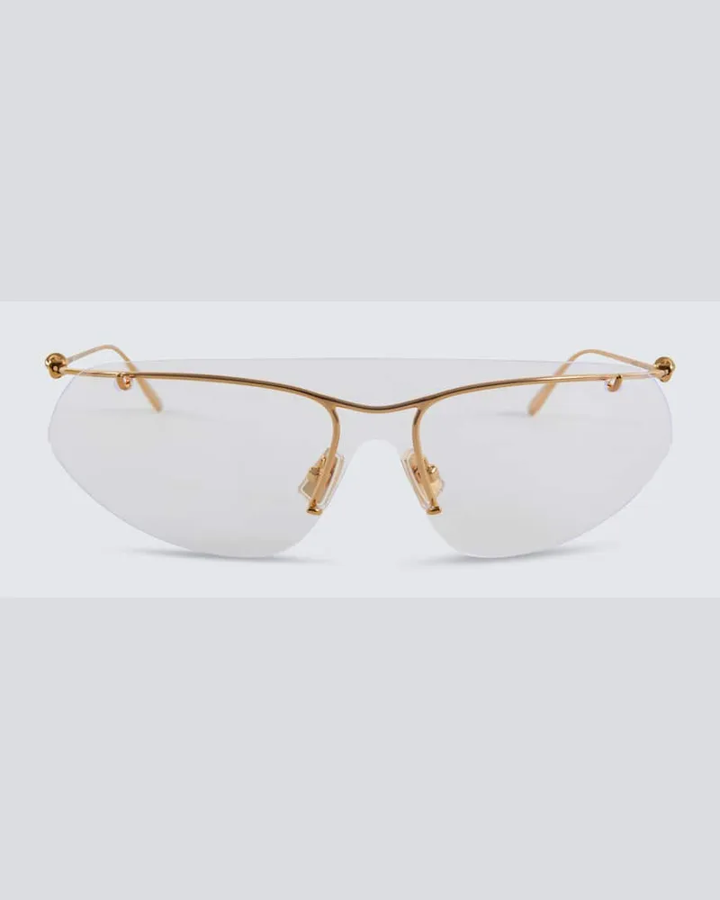 Bottega Veneta Brille Knot Gold
