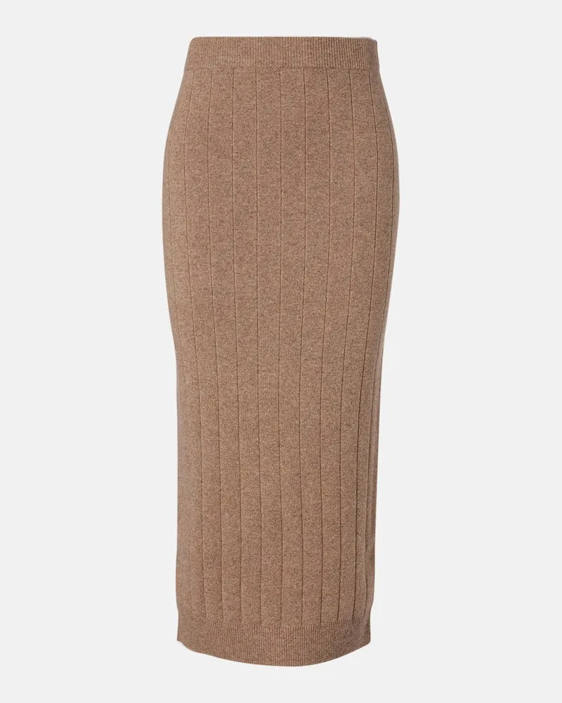 Max Mara Midirock Sante aus Kaschmir Braun