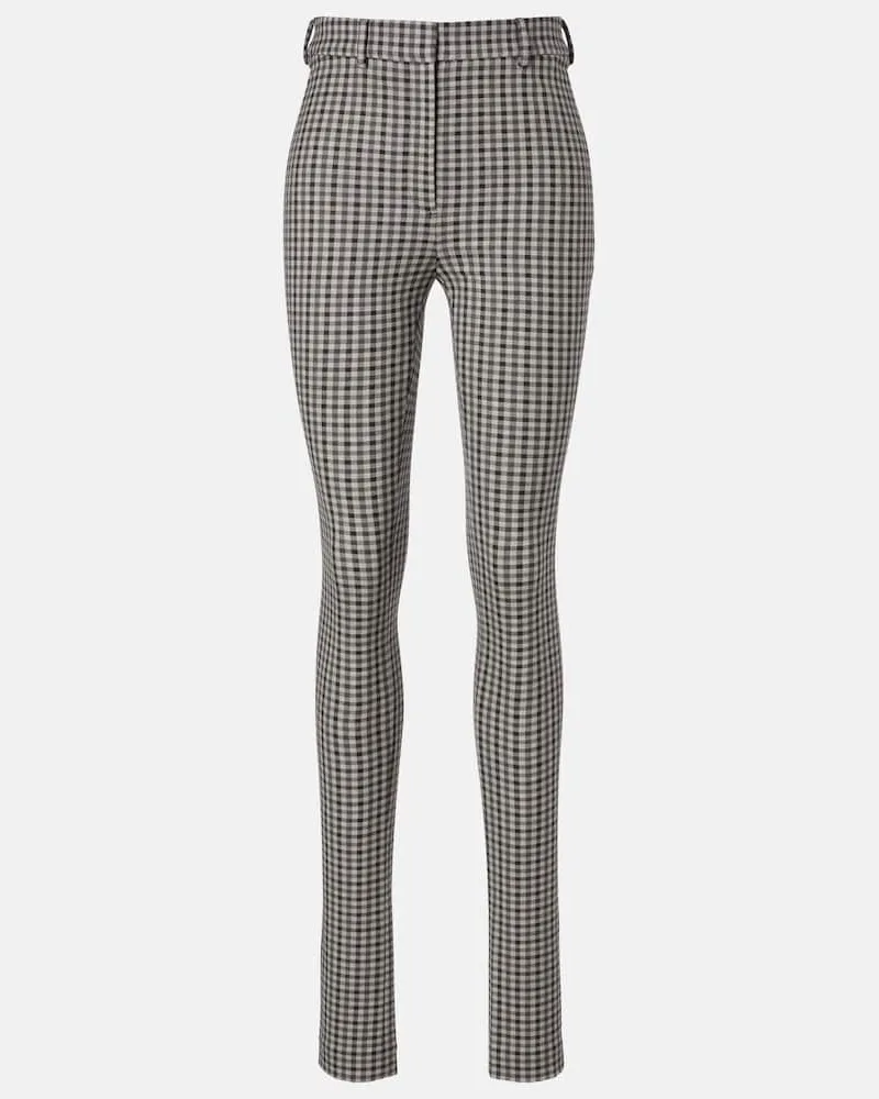 Acne Studios Schmale Hose aus einem Wollgemisch Grau