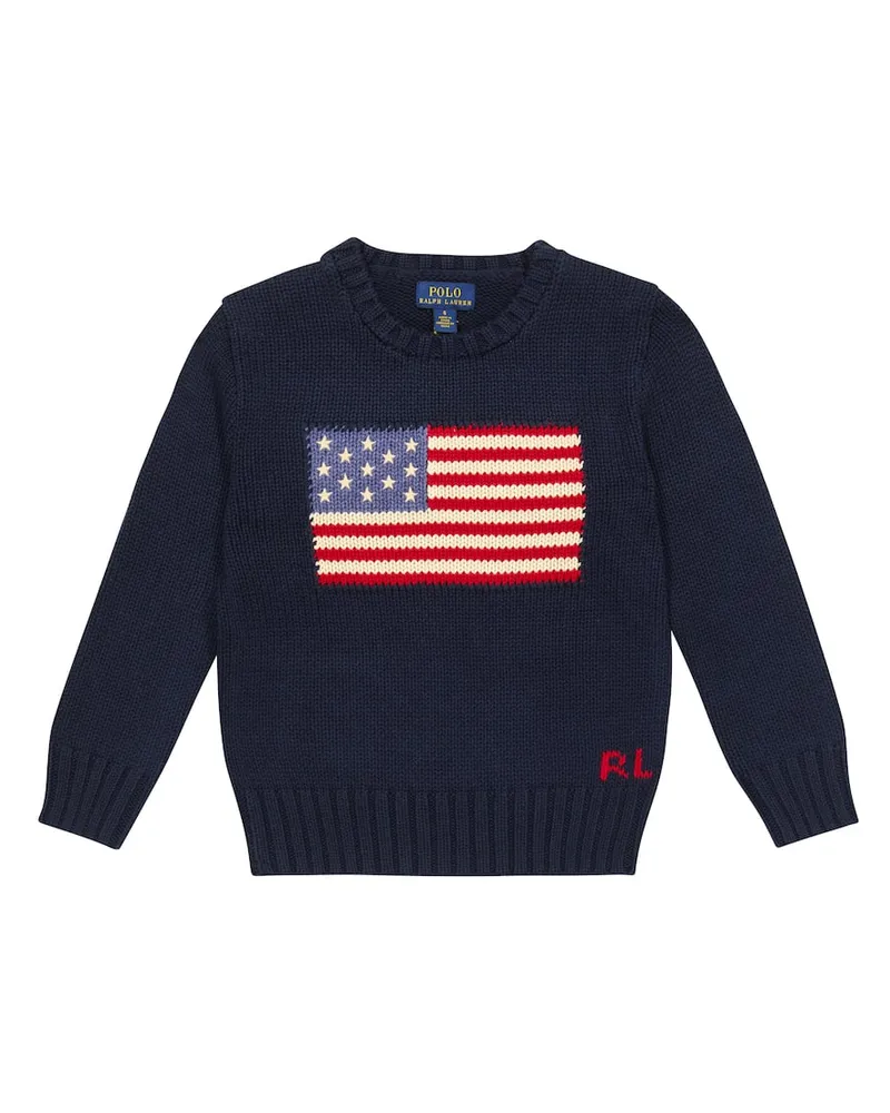 Ralph Lauren Pullover aus Baumwolle Blau