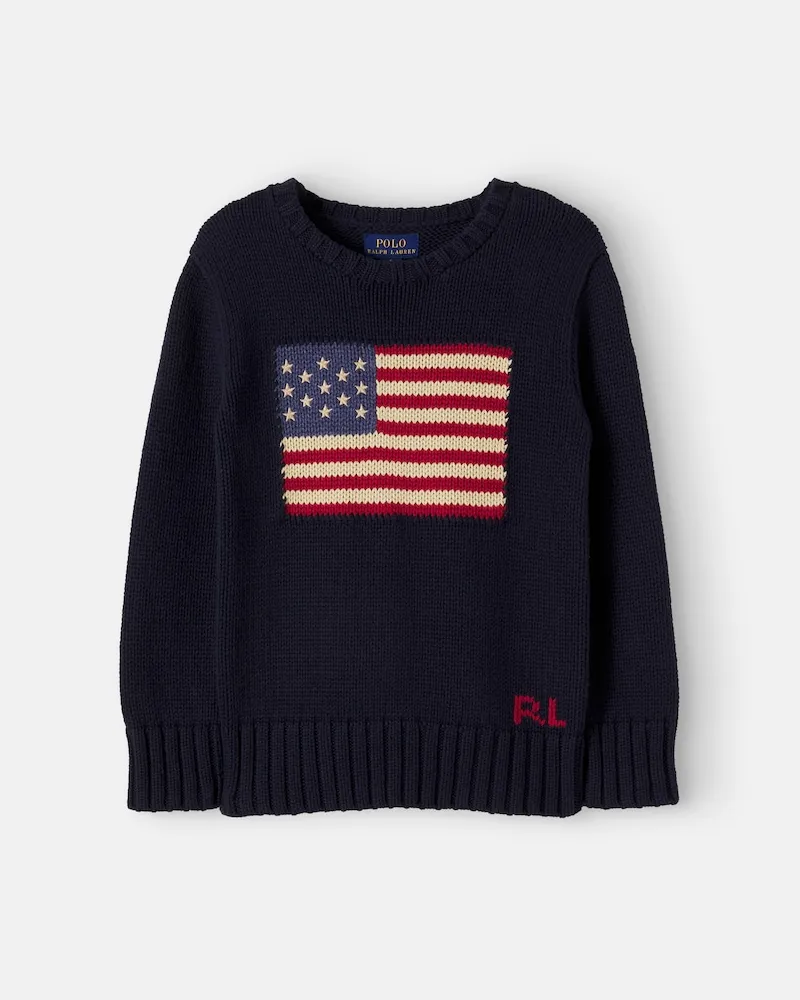 Ralph Lauren Pullover aus Baumwolle Blau