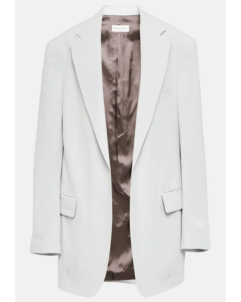 Dries van Noten Oversize-Blazer Weiss