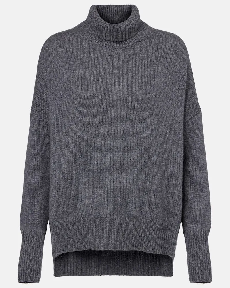Lisa Yang Rollkragenpullover Heidi aus Kaschmir Grau