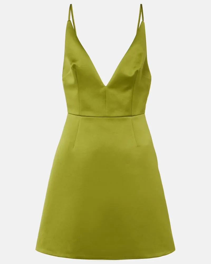 EMILIA WICKSTEAD Minikleid Vero aus Satin Grün
