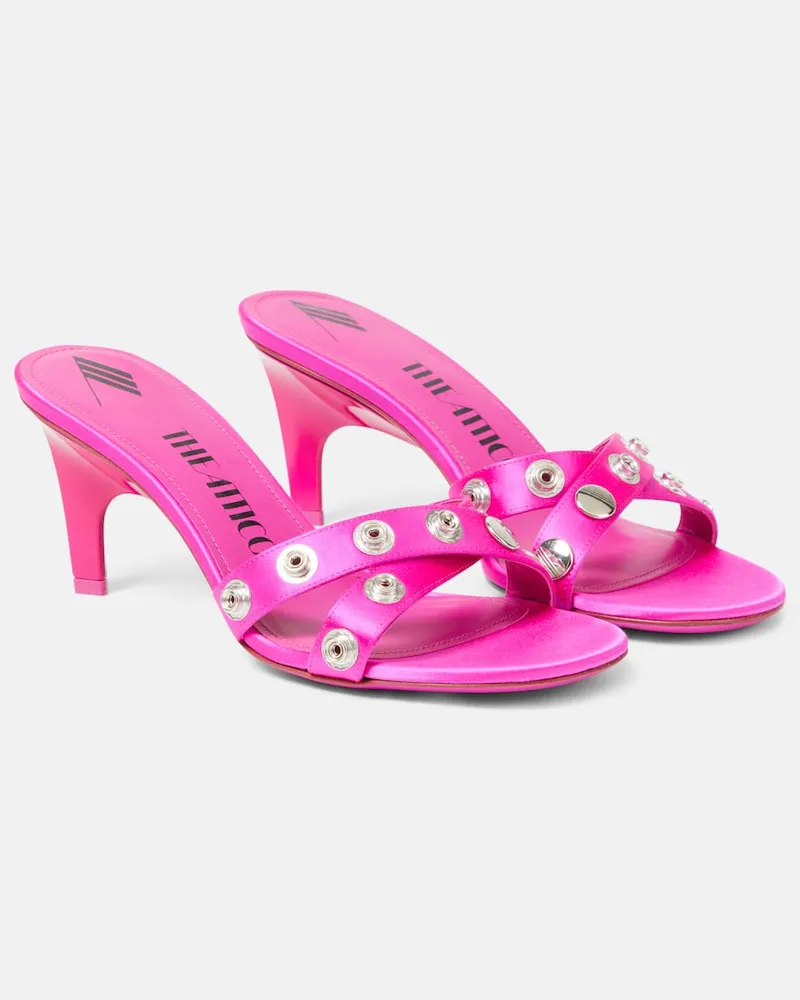 ATTICO Sandalen Cosmo 60 aus Satin Rosa