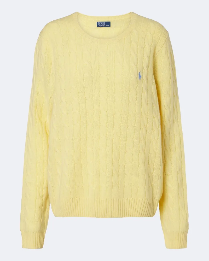 Ralph Lauren Pullover aus Wolle und Kaschmir Gelb