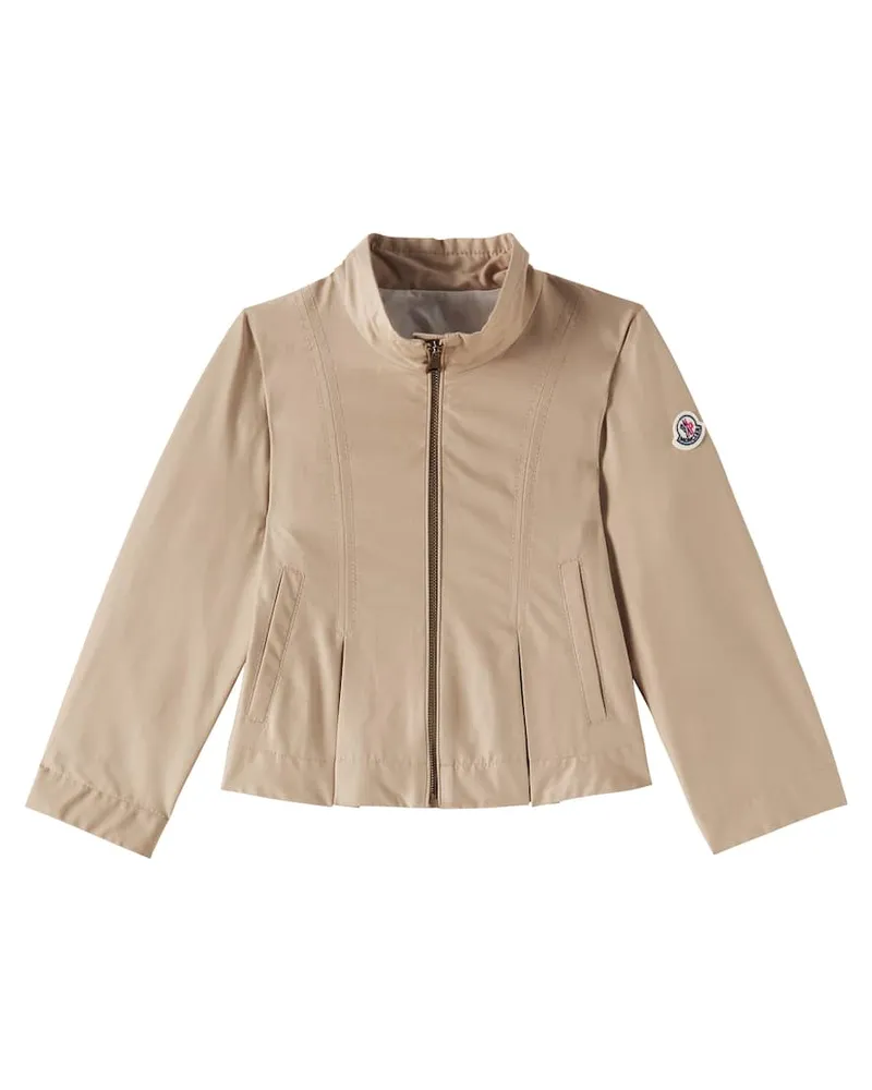 Moncler Jacke Belynda aus einem Baumwollgemisch Beige