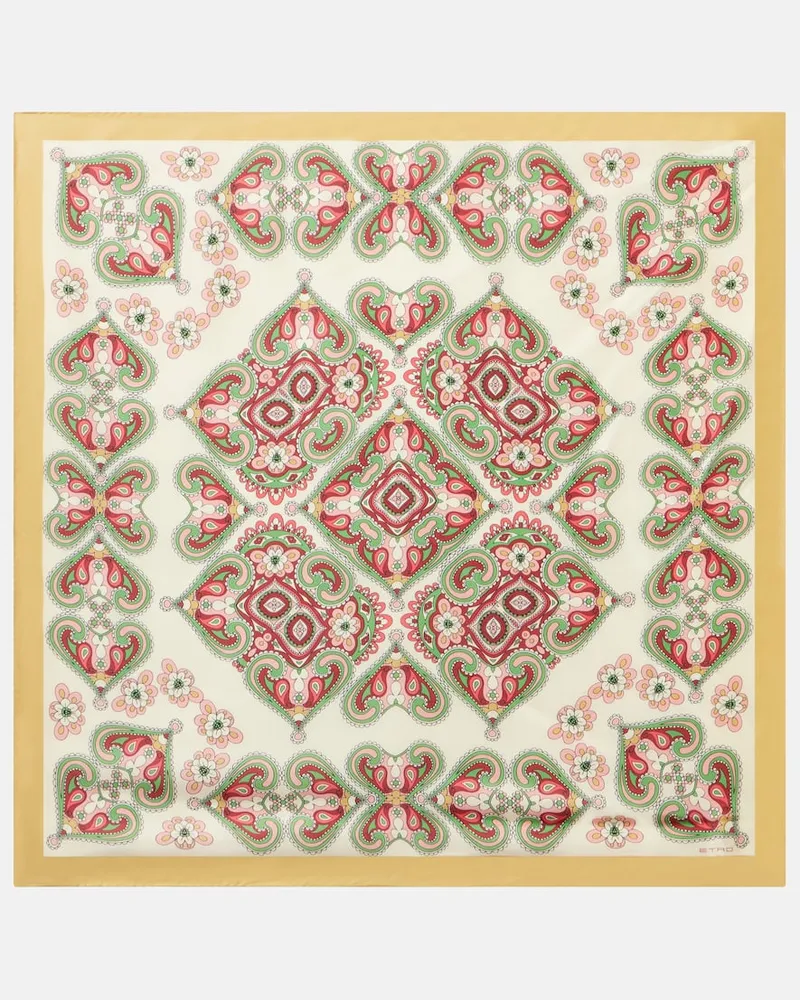 Etro Tuch aus Seiden-Twill Multicolor