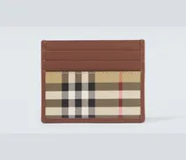 Kartenetui Burberry Check aus Canvas