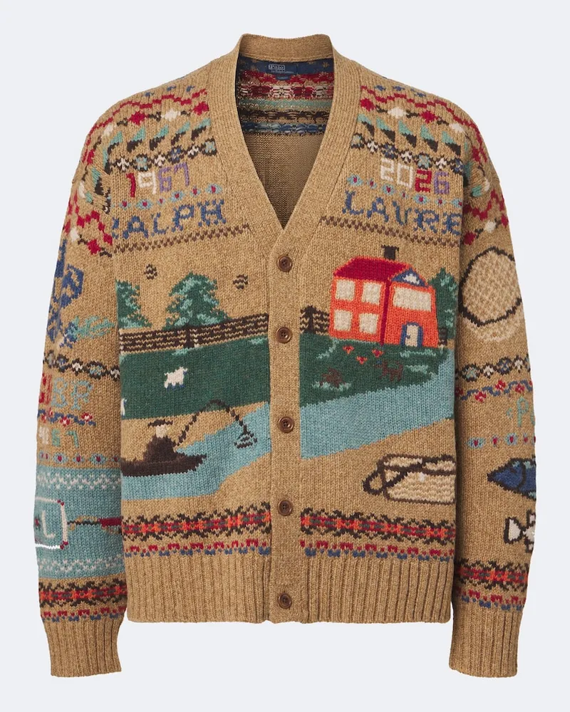 Ralph Lauren Cardigan aus Wolle Multicolor