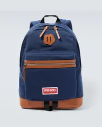 Kenzo Rucksack Explore aus Canvas Blau