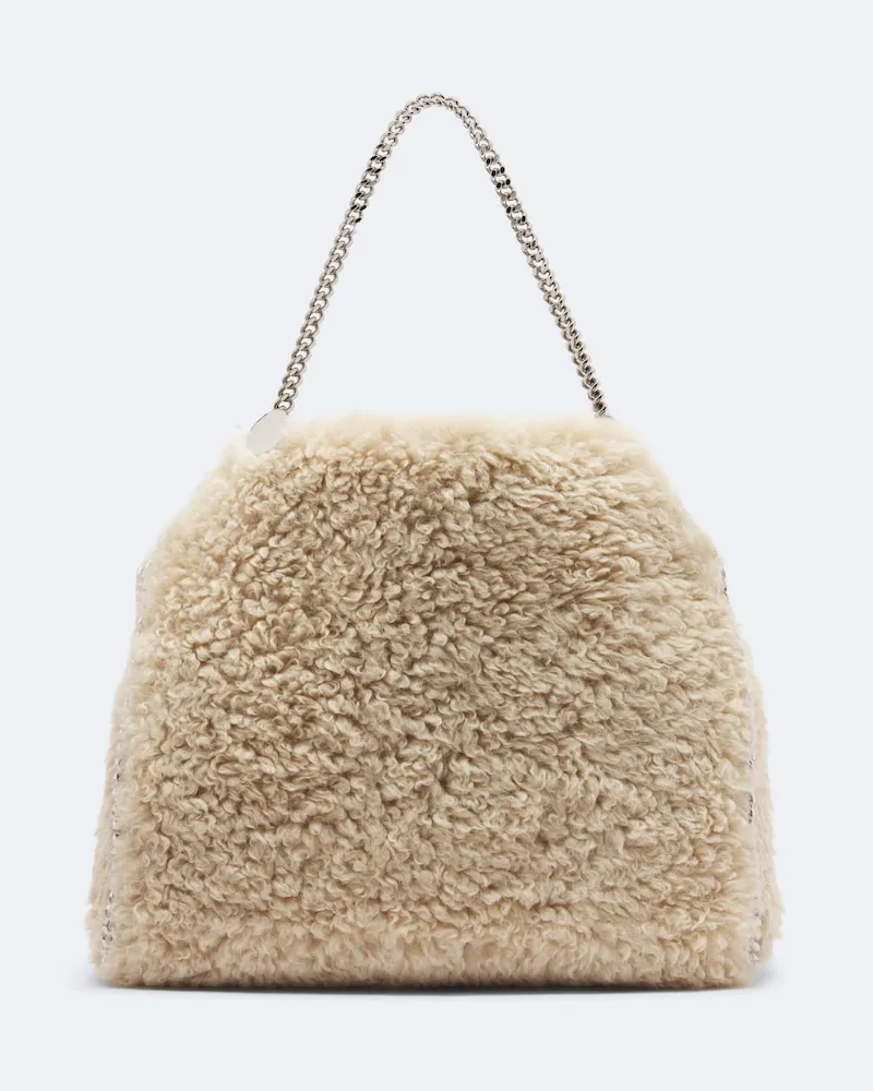 Stella McCartney Schultertasche Falabella Medium Beige