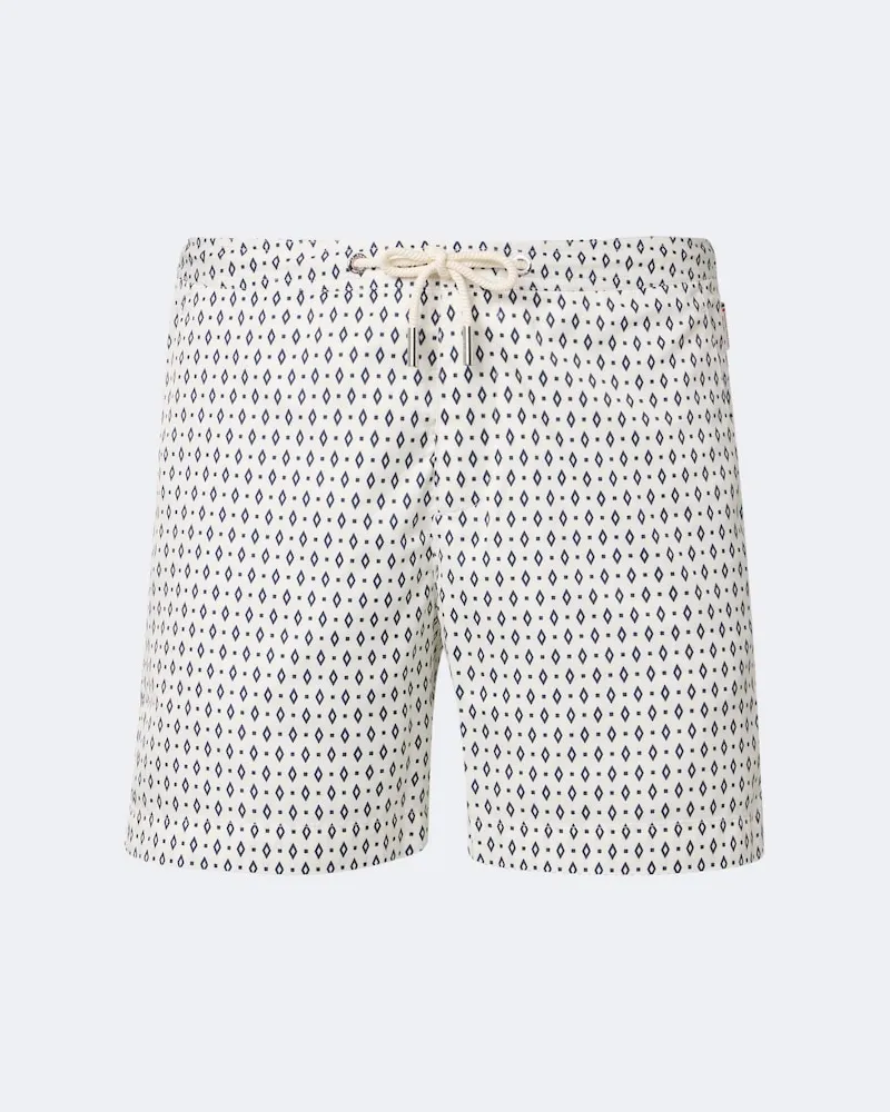 Orlebar Brown Badeshorts Bulldog Weiß