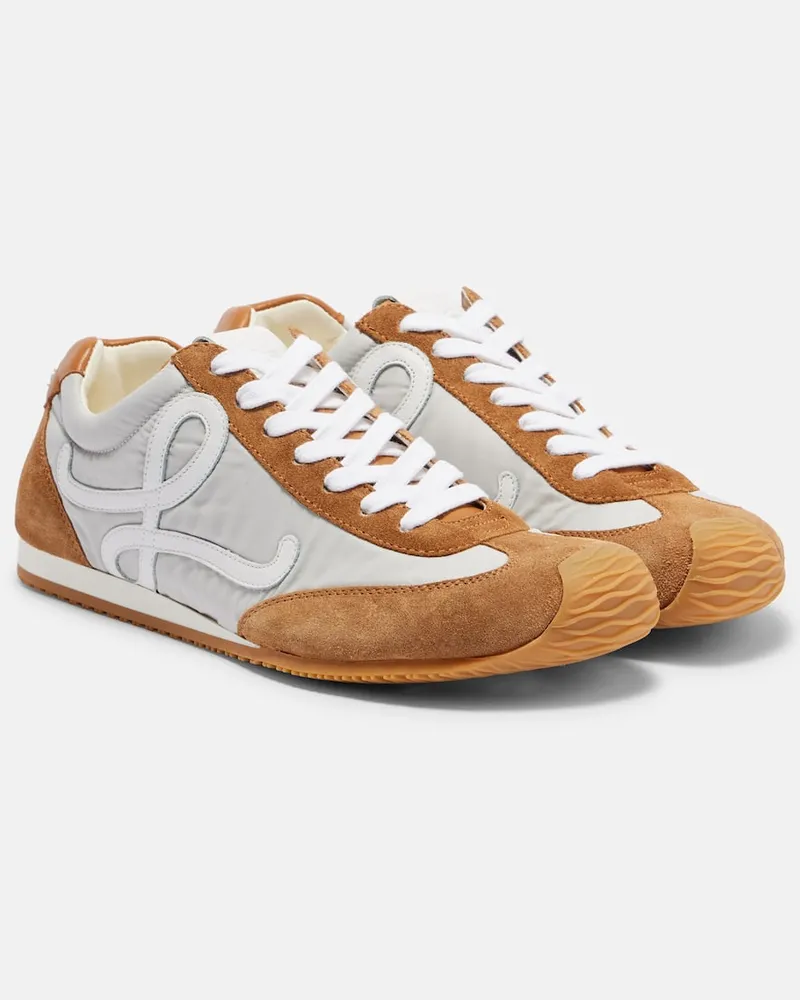 Loewe Sneakers Ballet 2.0 mit Veloursleder Braun