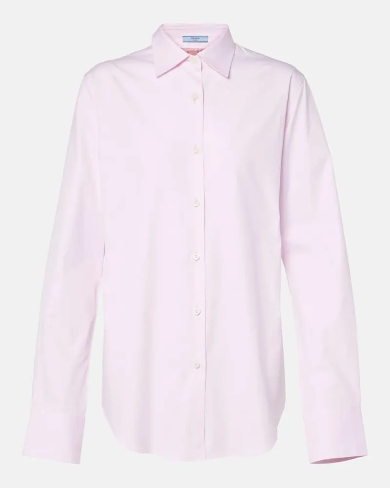 Prada Hemd aus Baumwolle Rosa