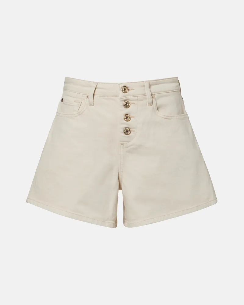 7 for all mankind Jeansshorts Kori Weiß