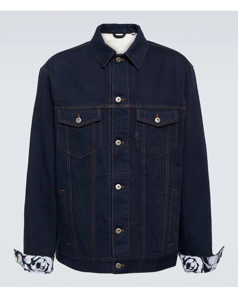 Burberry Jeansjacke Blau