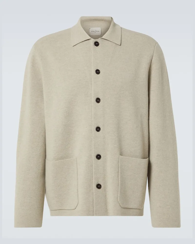 Le Kasha 1918 Cardigan Minsk aus Kaschmir Beige