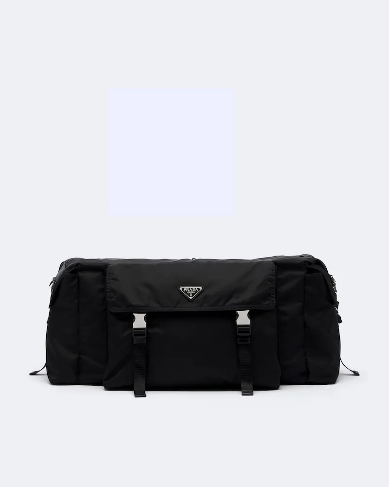 Prada Weekender Prada Explore aus Re-Nylon Schwarz