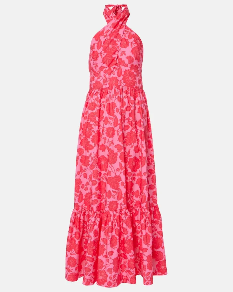 Heidi Klein Maxikleid Fairhaven aus einem Baumwollgemisch Pink