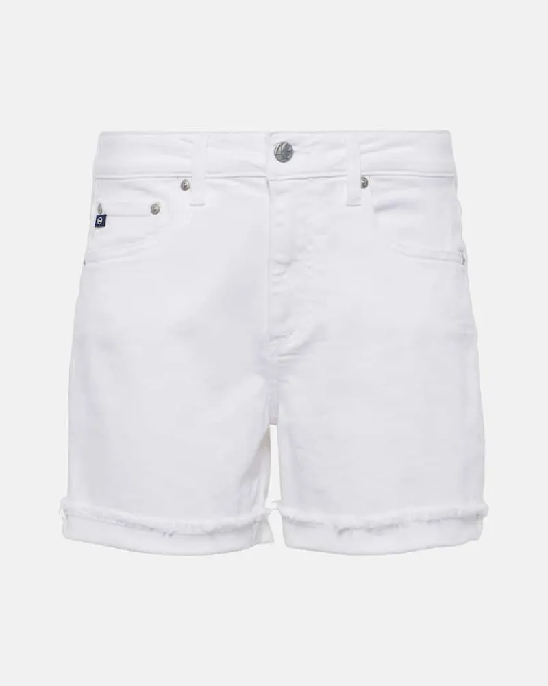 Adriano Goldschmied Jeansshorts Ex-Boyfriend Weiß