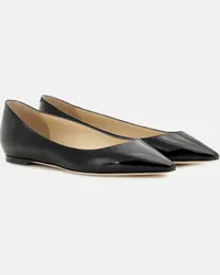 Jimmy Choo Ballerinas Romy aus Lackleder Schwarz