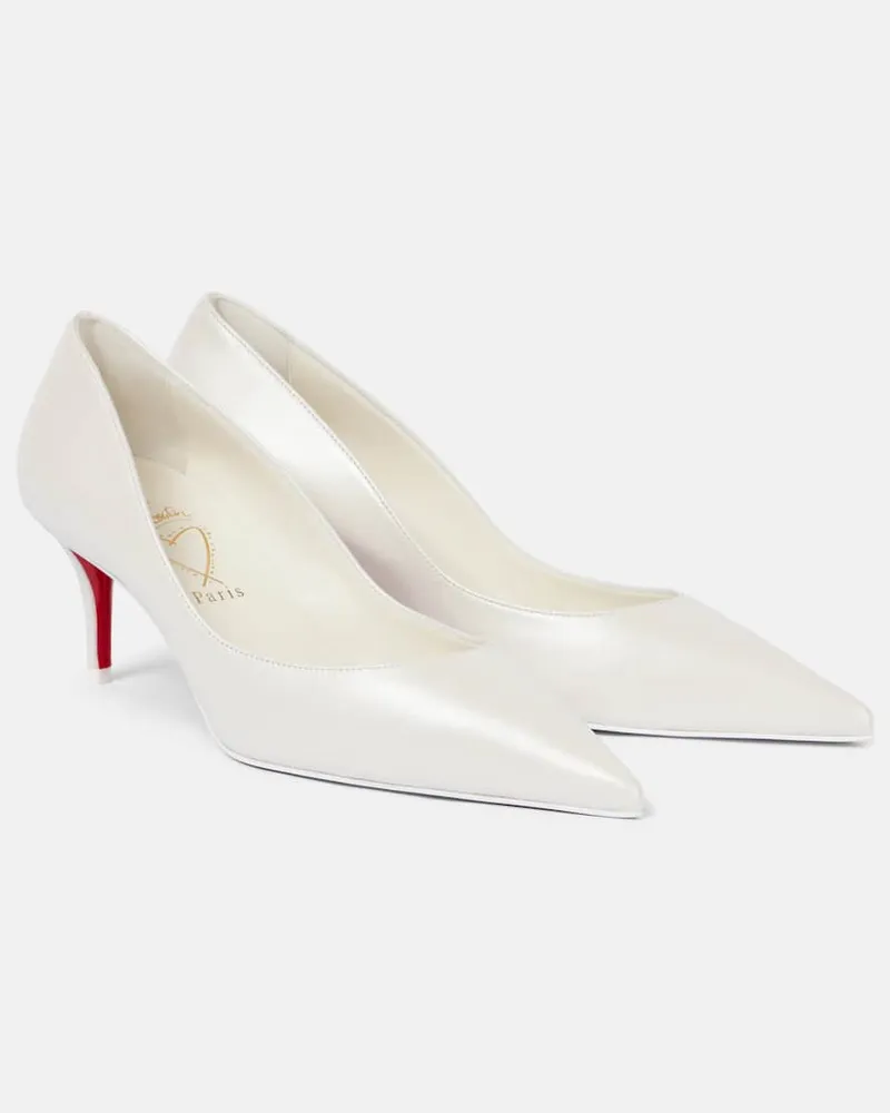 Christian Louboutin Pumps Miss Z 60 aus Leder Weiß