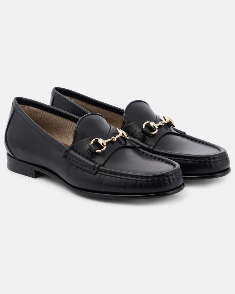 Gucci Loafers Horsebit 1953 aus Leder Schwarz