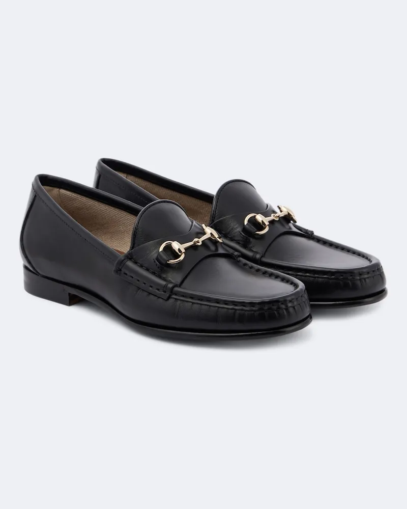 Gucci Loafers Horsebit 1953 aus Leder Schwarz