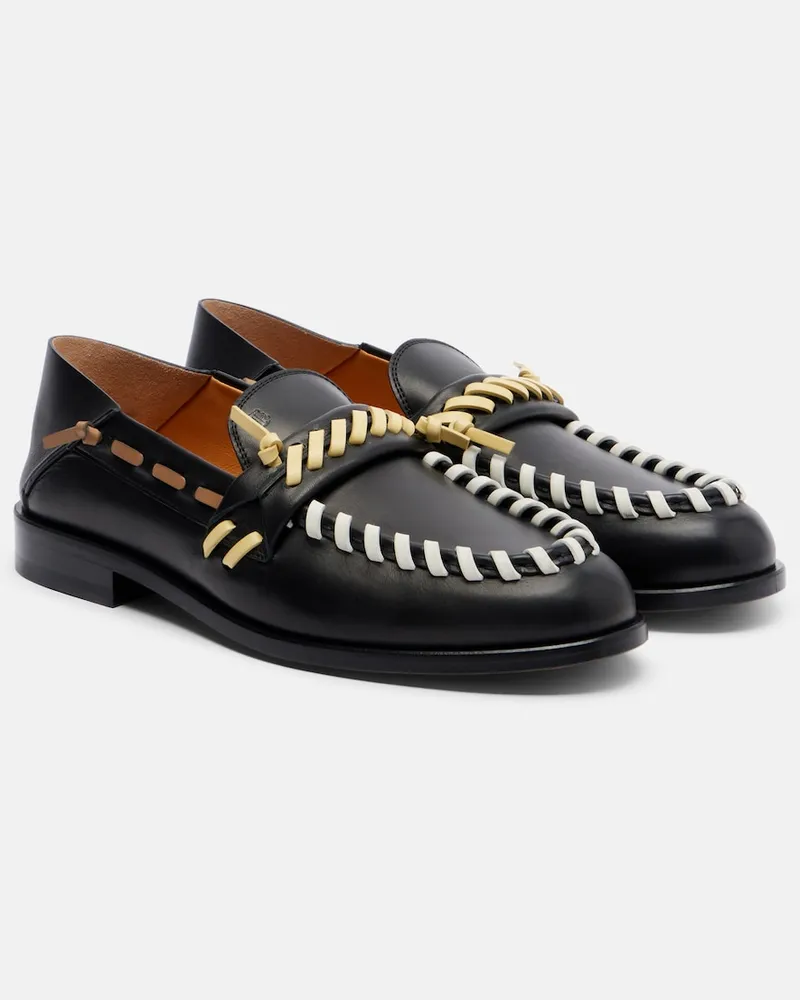 TOD'S Loafers Kate aus Leder Schwarz