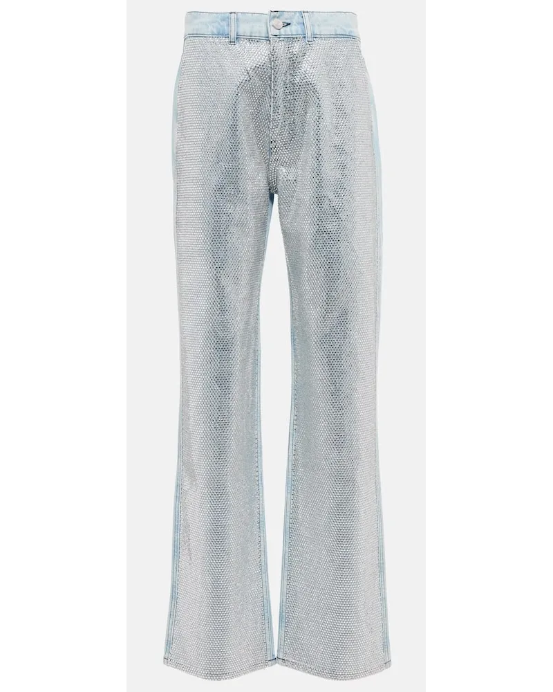 Frame Denim High-Rise Jeans Le Jane Blau