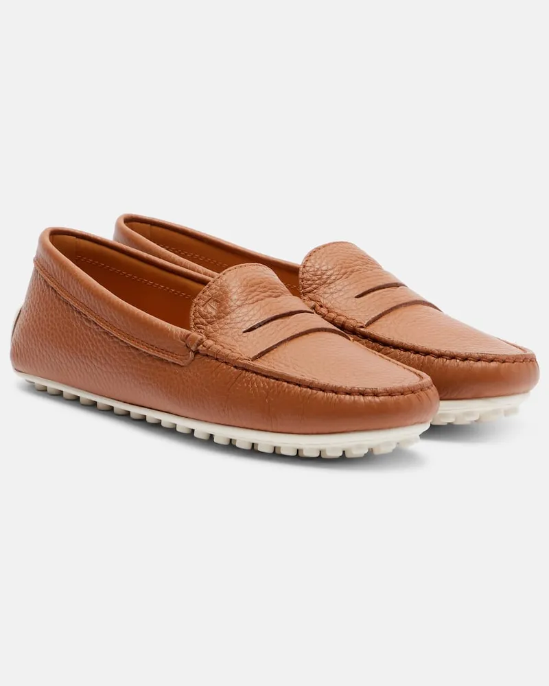 TOD'S Mokassins Gommino aus Leder Braun