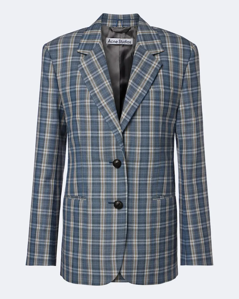 Acne Studios Blazer aus Wolle Blau