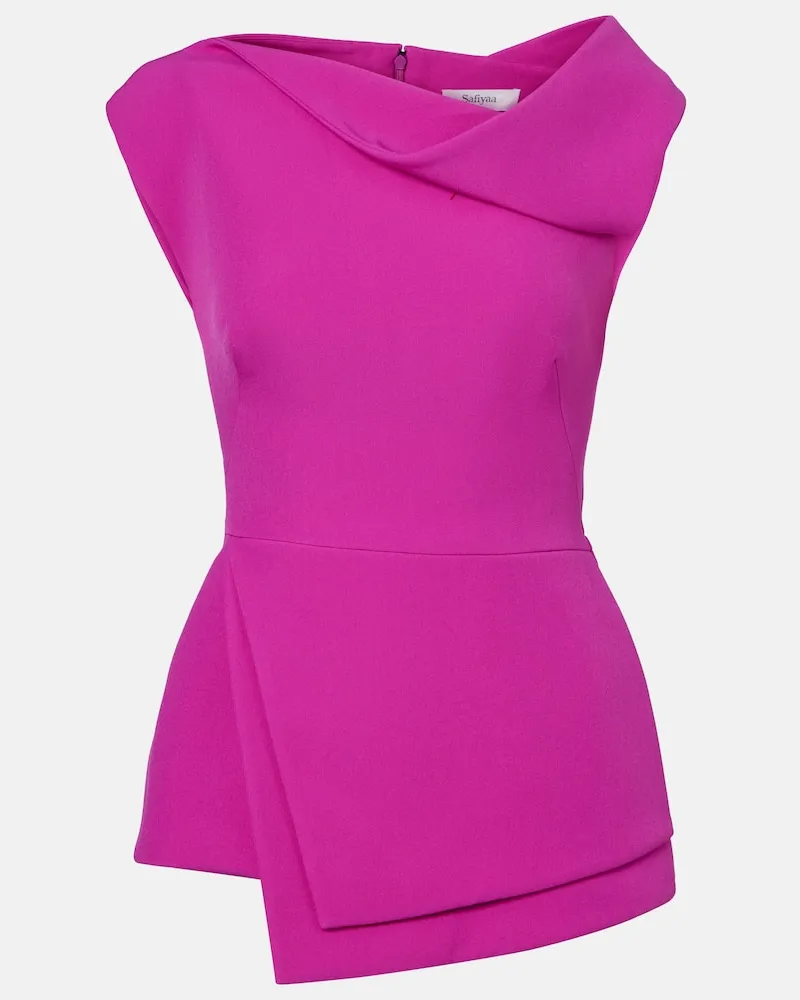 Safiyaa Top Farrah aus Crêpe Rosa