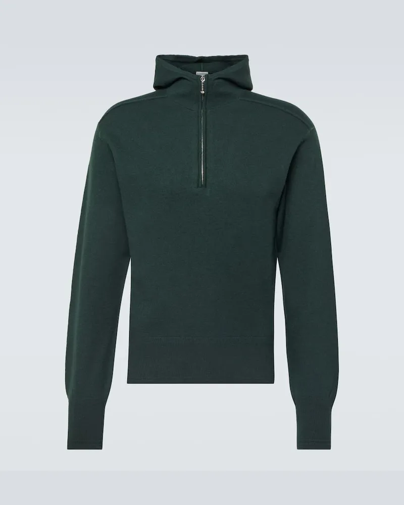 Burberry Hoodie aus Wolle Grã¼n