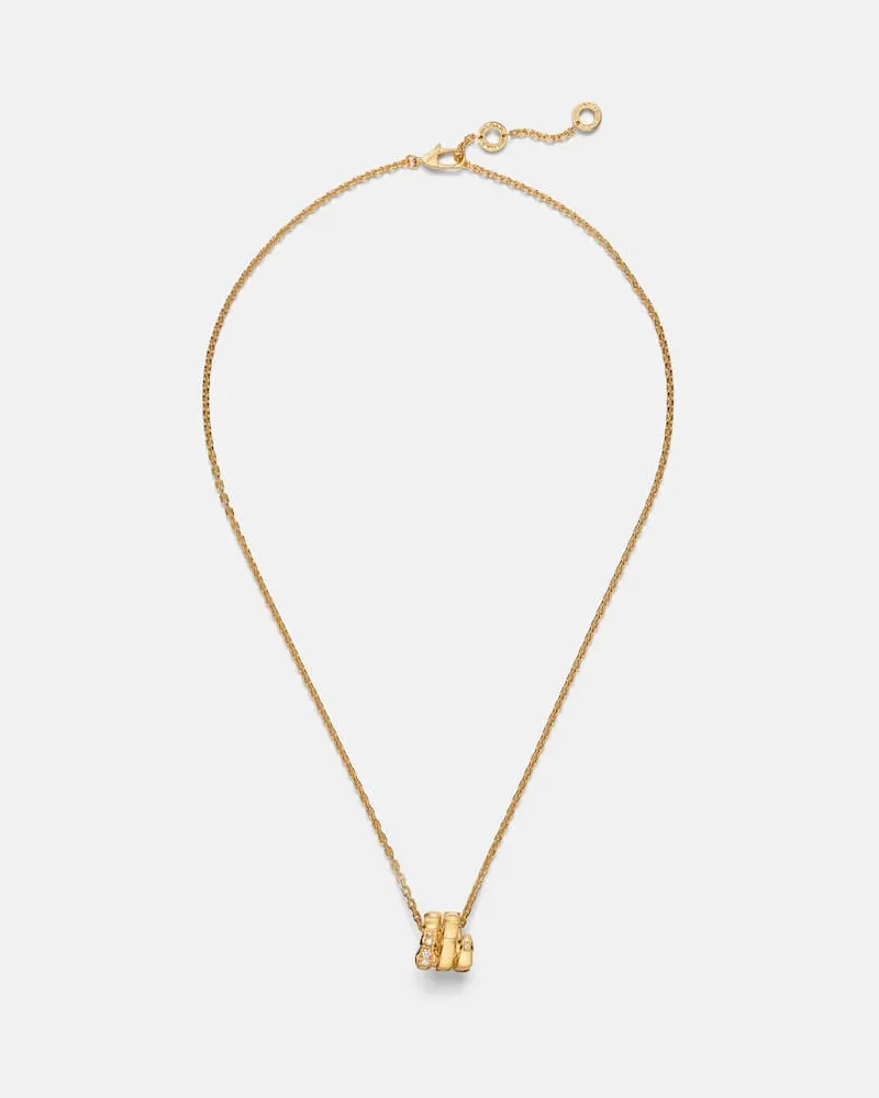 Bulgari Halskette Serpenti Viper aus 18kt Gelbgold mit Diamanten Gold